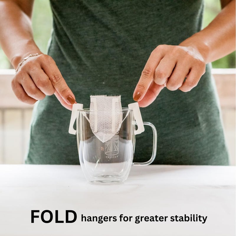Tribo Coffee Single-Serve Portable Pour Over Drip Coffee - Frontier Blend - 10 Servings (Dark Roast) - Image 3